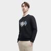 FILA X The Met 2023 Winter New Knit Pullover Casual Basic Crewneck American Sweatshirt Men sweatshirt Black F11M348217FBK