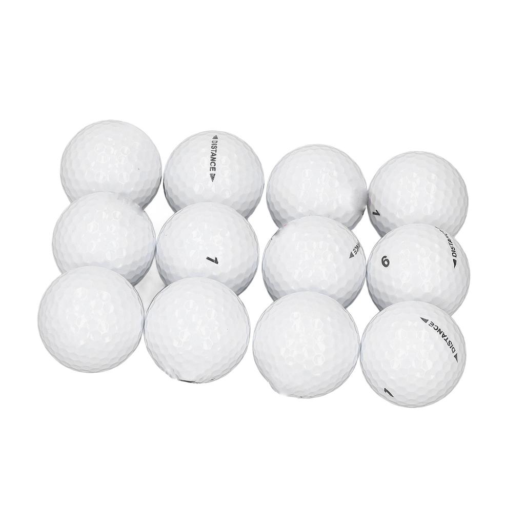 12PCS Golf Balls Lightweight Golf Practice Balls Double Layer Game Ball for Men Women Adults Birthday Present