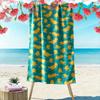 Cute Yellow Seals Patterned Towel Beach Towel Quick-drying for Travel Outdoor Sports Jogging Beach and Swimming