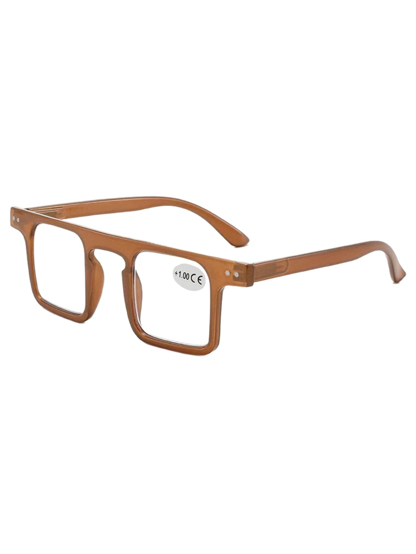 

New Ultra-Light Eye European And American Fashion Box Reading Glasses Retro Old Man Reading Glasses +1.0