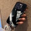 Custodia per Telefono Hayden Christensen A-Anakin Skywalker per iPhone 16,15,14,13,12,11,Pro,XS,Max,Plus Nera Opaca Caramellata Cover Antiurto