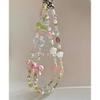 Spring Day Bow Pearl Bead Phone Strap With Pvc Cord For Women And Men