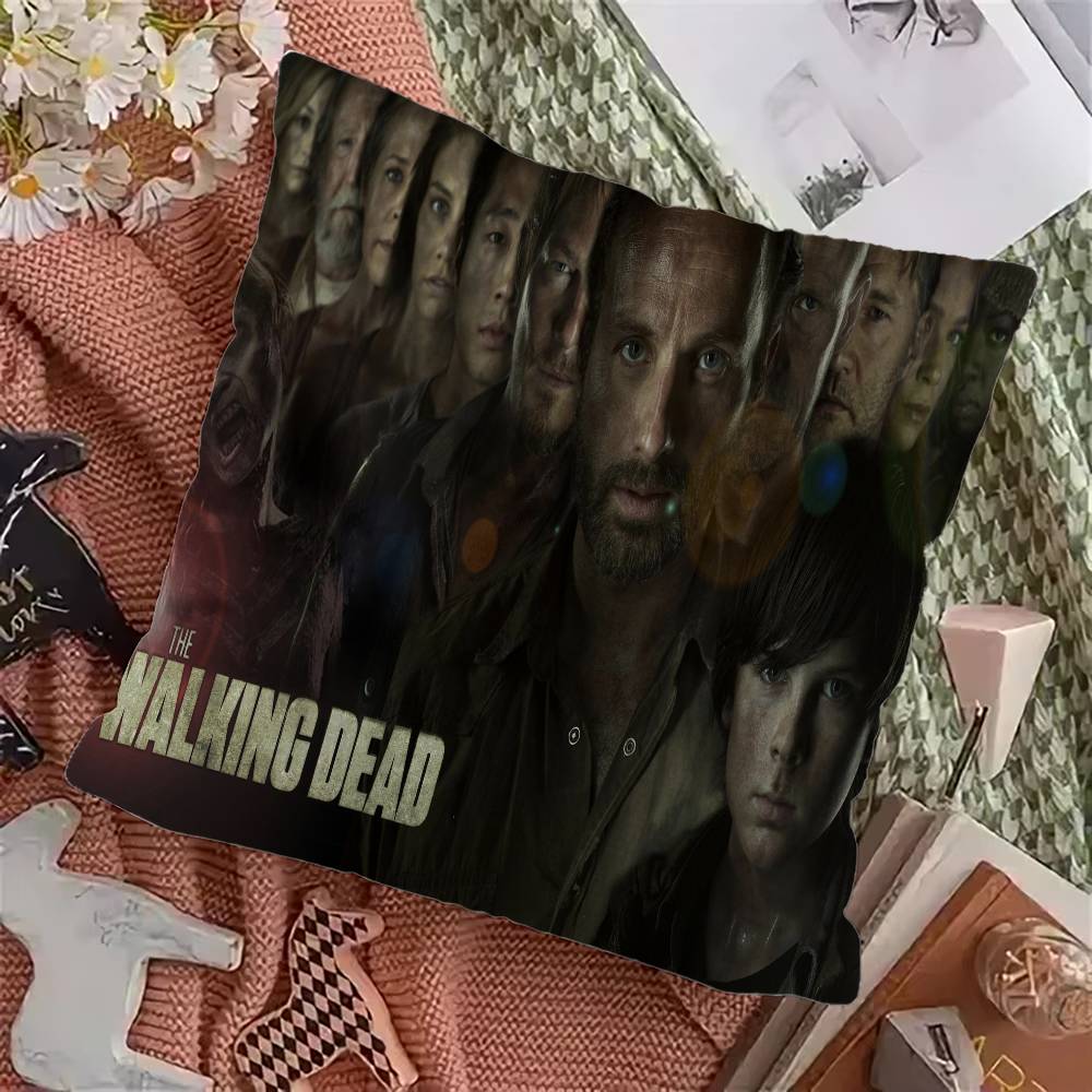 The W-Walking Dead Personalized picture text home decorative pillows Household Gifts 45x45cm