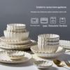 Elegant European Style Ceramic Dinner Plate