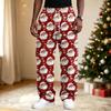 Men's Streetwear Casual Loose Fit Comfortable Athletic Pants with Christmas Print for Holiday Lounging
