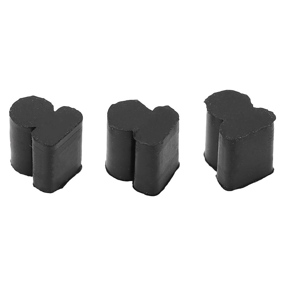 6PCS silicone French Horn Bumper Black Rubber Rotary Valve Pads Tuba Horn For French Horn