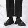 Fashion Black classic men's thick soled shoes Luxury classic  styles Party Leisure Business Office Daily adult quality shoes Hot