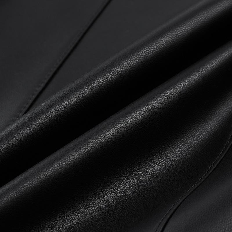 Autumn and Winter New Men's Leather Jacket Stand Collar Sheepskin Genuine Leather Jacket for Men