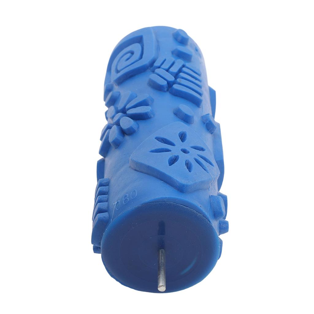 5 Inch Pattern Paint Roller Reusable Rubber Decorative Art Rollers for Wall Decoration Wooden Furnit