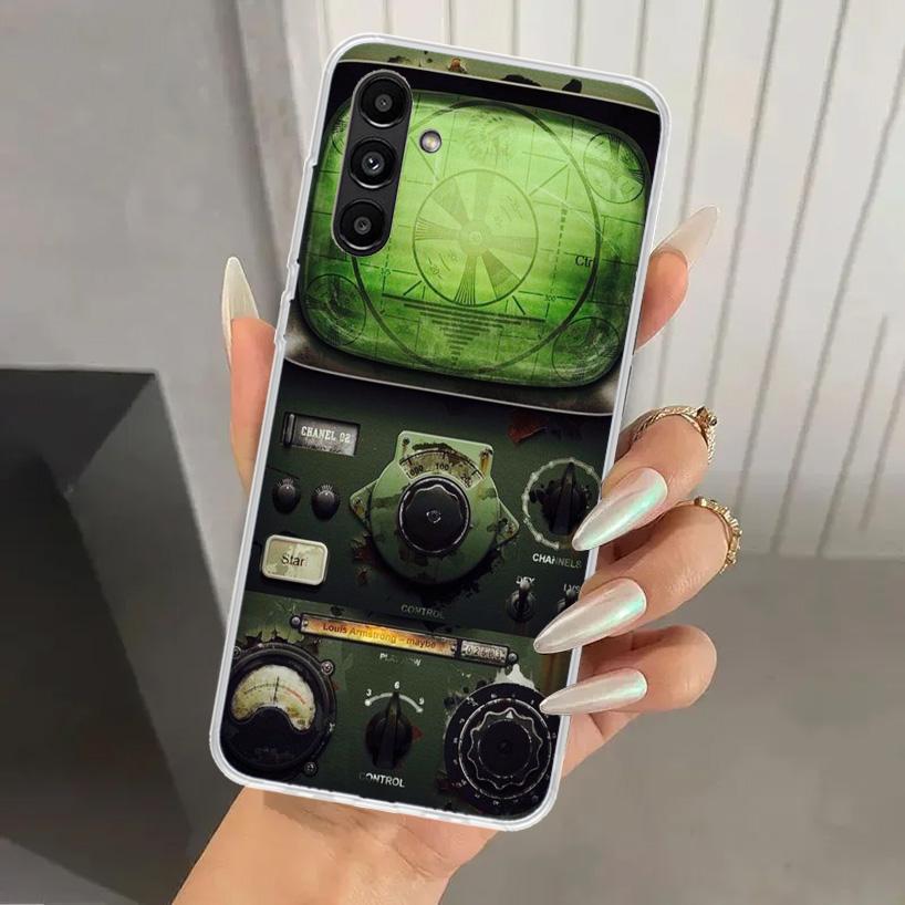 Aviation Aeroplane Helicopter Cockpit Instrument Phone Case for Samsung Galaxy A16 A26 A36 A56 A15 A25 A35 A55 A14 A24 A34 A54 A