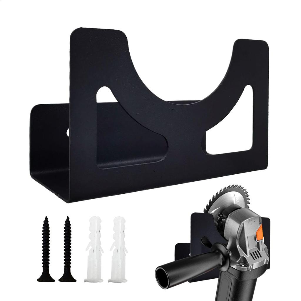 Angle Grinder Holder Metal Angle Grinder Rack Polishers Wall Mount Storage Bracket for Workshop Home Garage