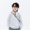 Jungen Fleece gefüttertes Halbzip Stehkragen Sweatshirt Warme Langarmjacke für große Kinder Chinesisches Neujahrs Outfit