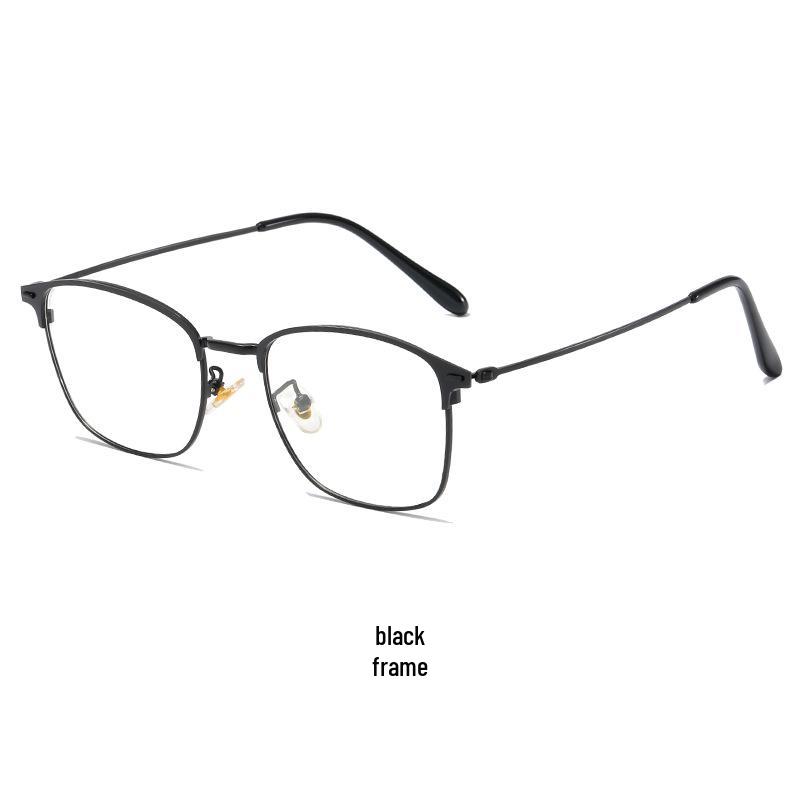 

Трендовая унисекс фотохромная металлическая оправа для очков 9187: Защита от синего света со стилем уличной моды INS