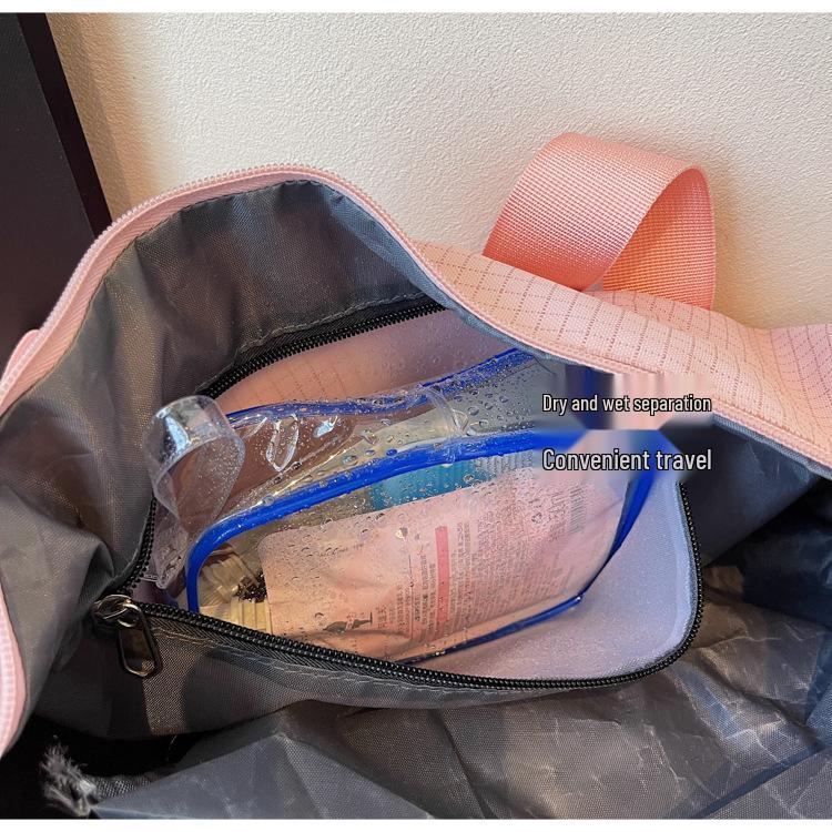 Versatile Wet & Dry Separation Bag - Ideal for Swim, Fitness, Travel, or Yoga. Large Capacity, Suitable for Short Trips and Outings.