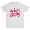 Vintage TShirt Summer Hearts Bride Bachelorette Party Team Wedding Hippie TShirts  100 Cotton Design Short Sleeve Tees