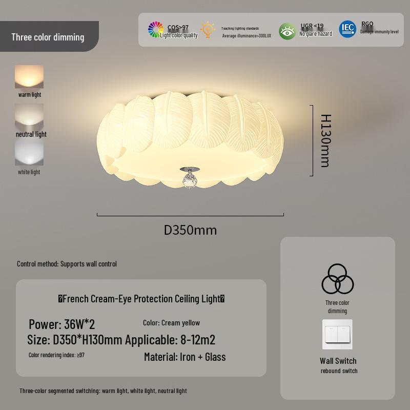Bauhaus Full Spectrum Feather Light with Eye Protection for Bedroom, Study, Aisle, and Balcony