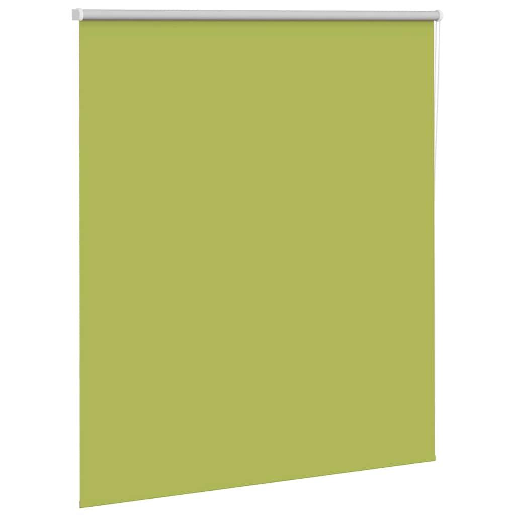 Blackout Roller Blind Green 125 x 150 cm Fabric Width 121.6 cm Polyester