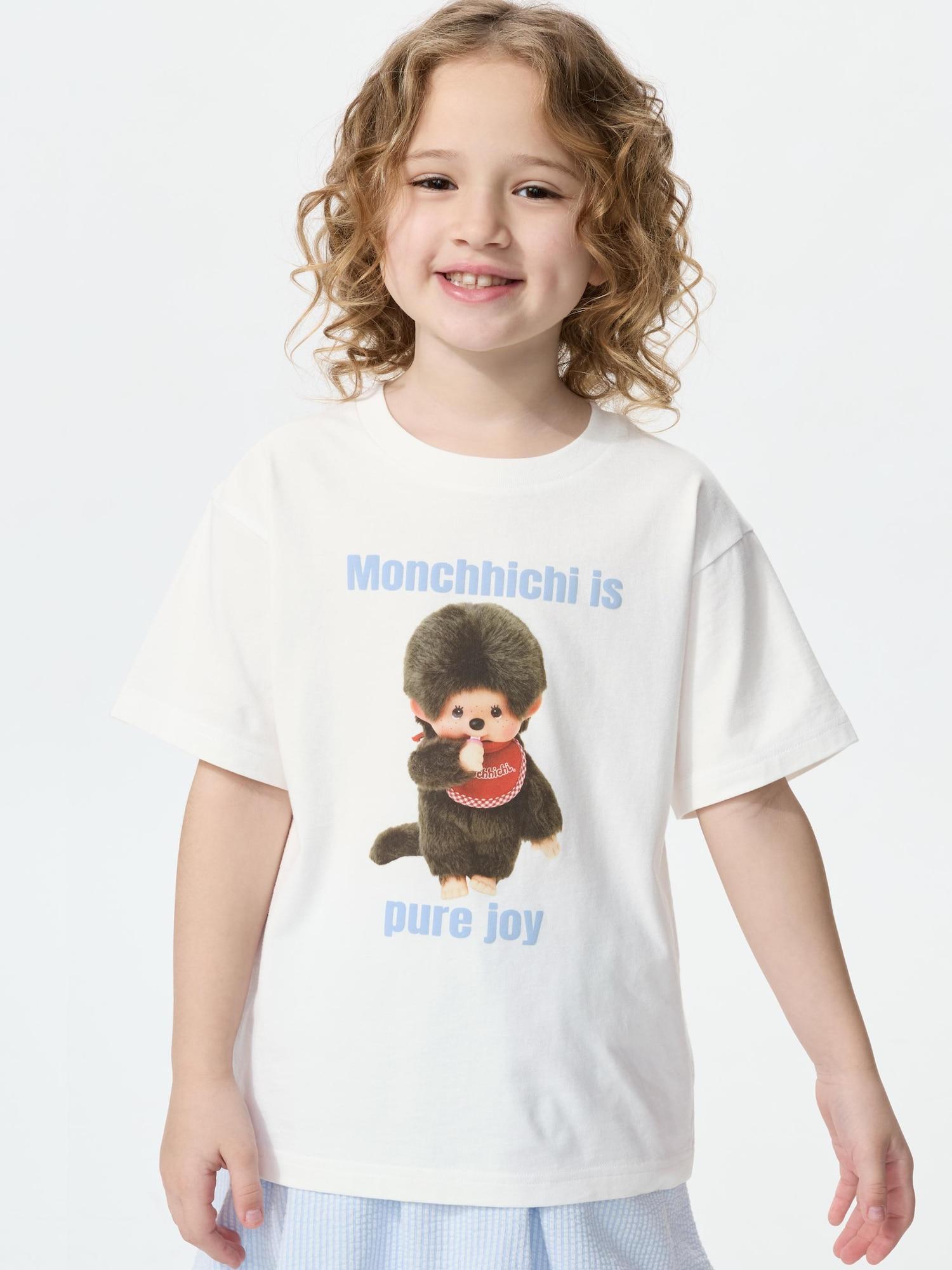 Uniqlo Japan Girls Monchichi Cut 01 OFF WHITE/100 (34 years old)