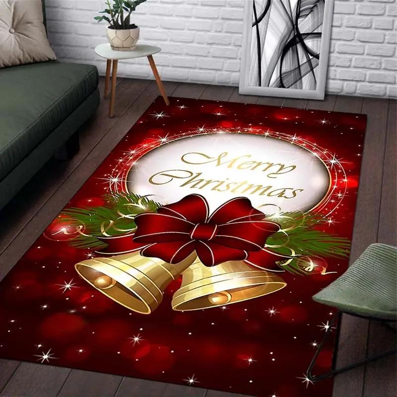 

Рождественский ковер с изображением снеговика в виде пуансеттии для гостиной, домашнего декора, дивана, стола, больших ковров, прикроватных тумбочек для спальни, входных ковриков 40x60cm 16x24inch