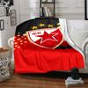 1pc Blanket - Red Star logo Print Design,Lightweight Blanket for Sofa,Bed- Soft &Warm,Gift for All Seasons