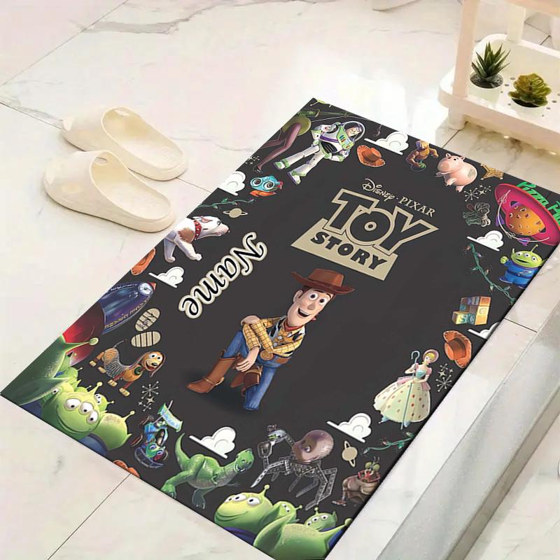 Custom 1Pc Toy Story Characters Rug Office Carpet Indoor Outdoor Entrance Doormat Nonslip Soft And Comfortable Living Room D916332