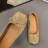 Small Inner Height Increase Women's Shoes Summer New Shoes with Skirt Temperament Ballet Single Shoes Outer Wear Autumn