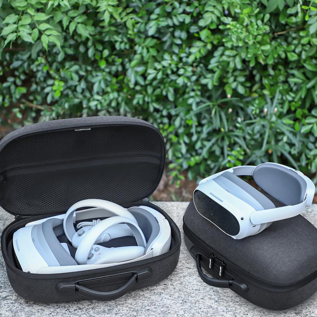 Protective Storage Cases for Pico 4 VR Headset Bag with Handle Glasses Organizer