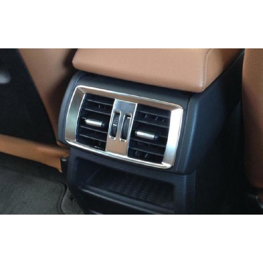 For BMW X3 F25 X4 F26 2011-2017 ABS Silver Back Row Air Outlet Vent Cover Trim