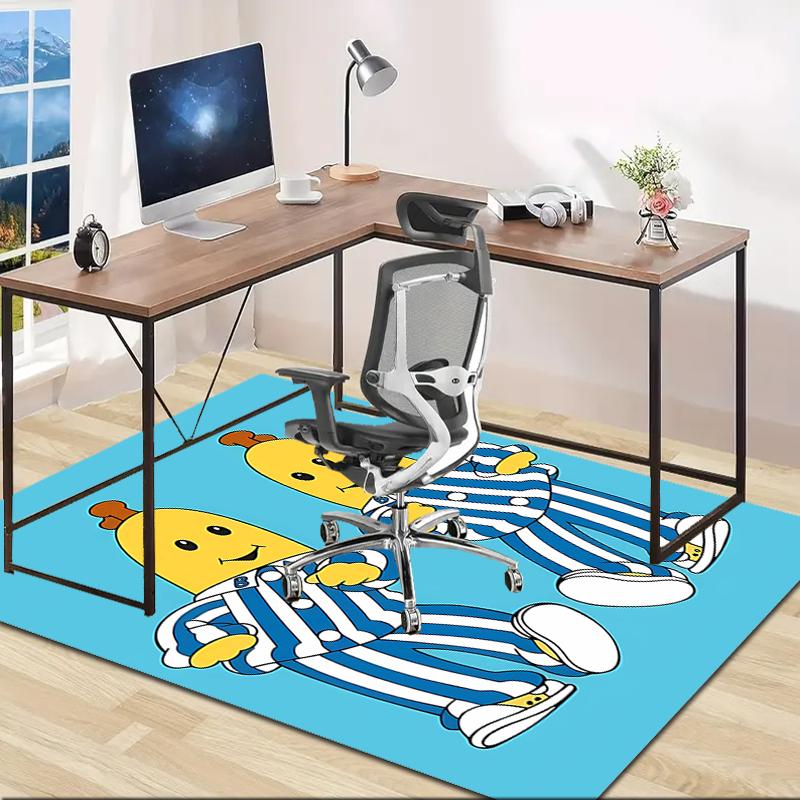 1pc Banana Design Area Rug - Non-Slip, Soft & Cozy Floor Mat for Living Room, Bedroom, Office - Indoor/Outdoor Decorative Carpet