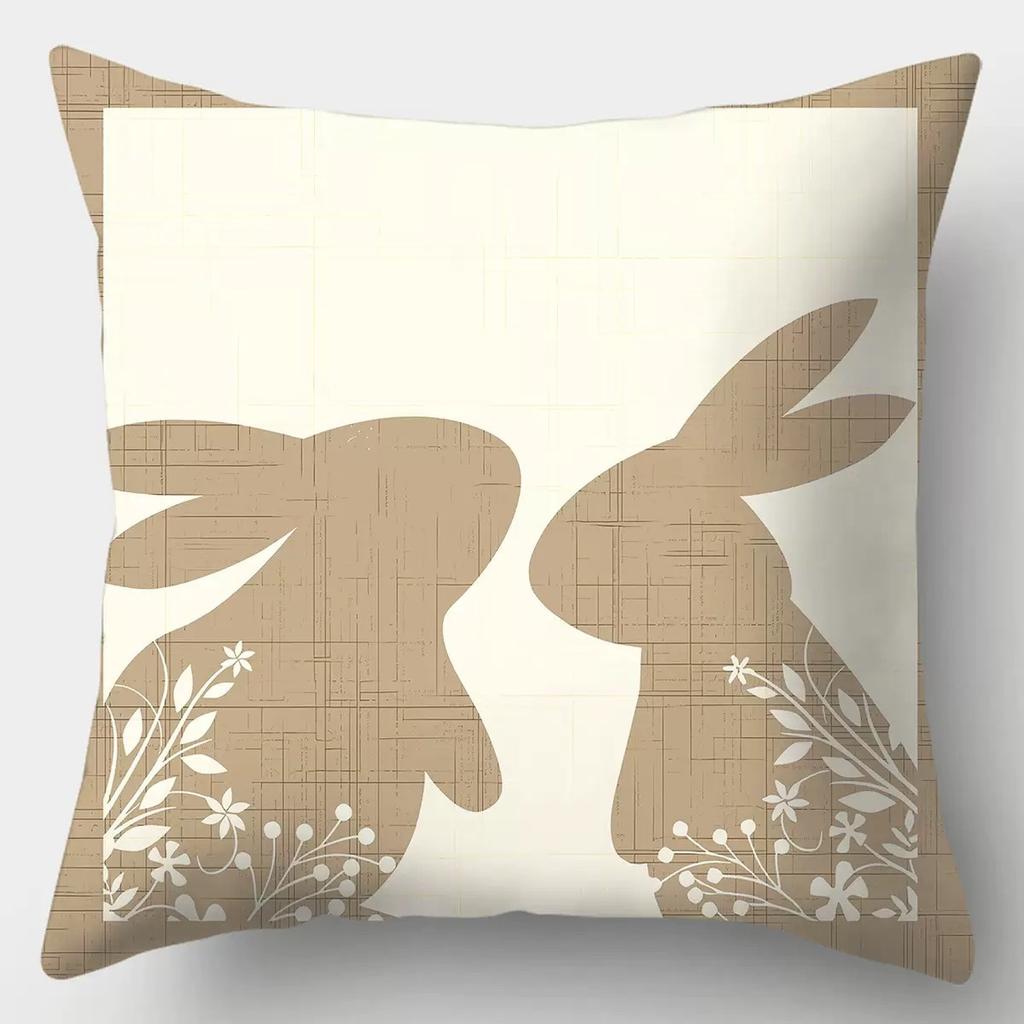 Easter Pillowcases Linen Creative Rabbit Pillowcases Home Sofa Pillowcases Premium Durable Quality Useful Practical