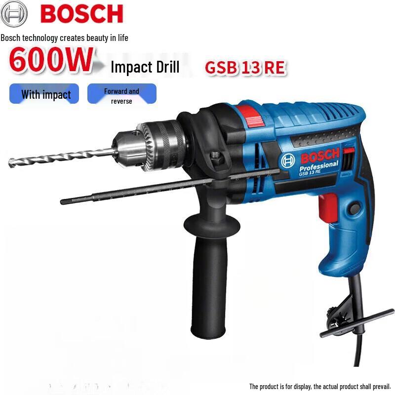 Bosch Corded Impact Drill Set CN plug (adapter included)
