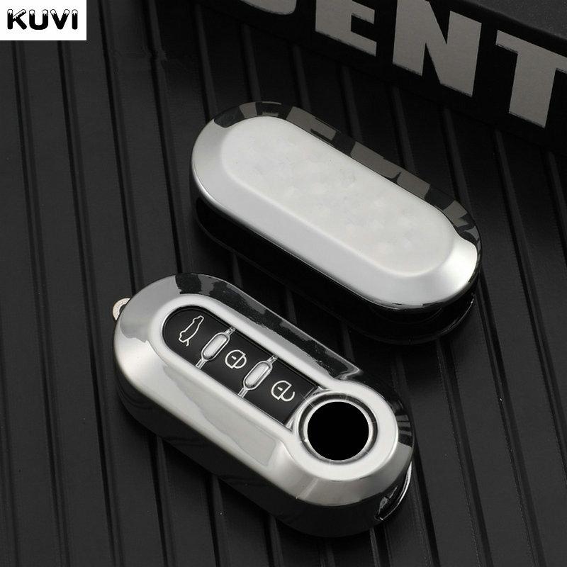 TPU Auto Klappschlüssel Hülle Schale Fob Für Fiat Ducato 500 500L Panda Grande Punto Lancia Musa Boyue Keyless Zubehör Schlüsselanhänger