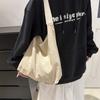 Women Fashion Large Capacity Simple Casual Tote Shoulder Handbag