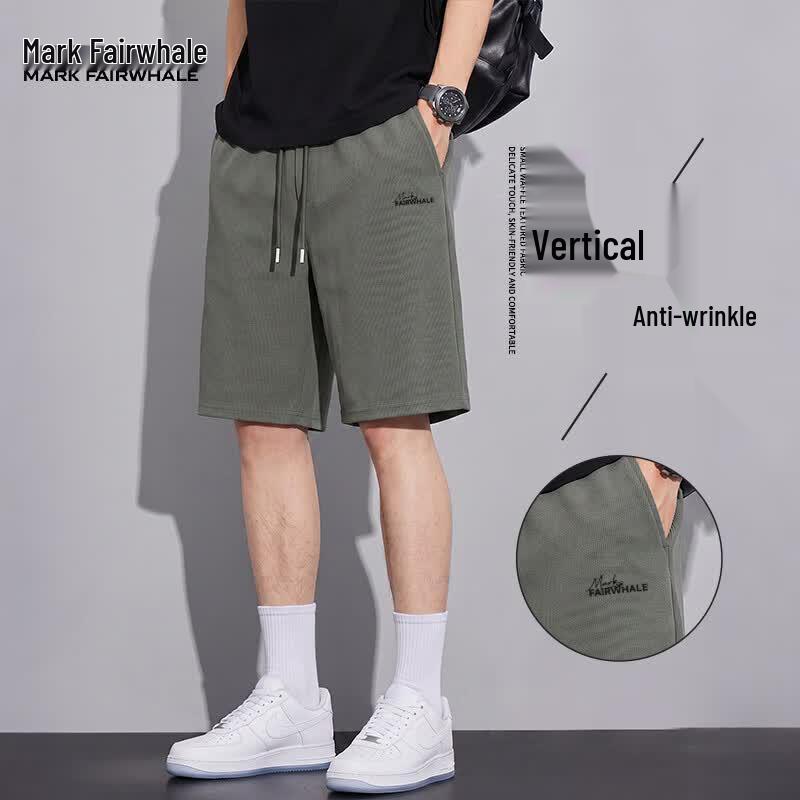 Mark Fairwhale Men s Waffle Knit Casual Shorts M