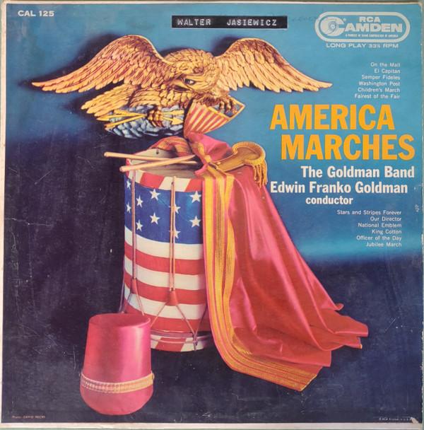 

LP Record GOLDMAN BAND America Marches CAL125 RCA CAMDEN 1955 US CountryFolk Used