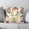 Vintage Bohemian Suzani Square Pillowcase Polyester Linen Velvet Pattern Zip Decorative Pillow Case Home Cushion Cover
