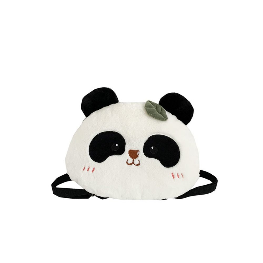 Animal Students School Bag Plush Cartoon Messaage Bag Adjustable Panda Backpack  Travel