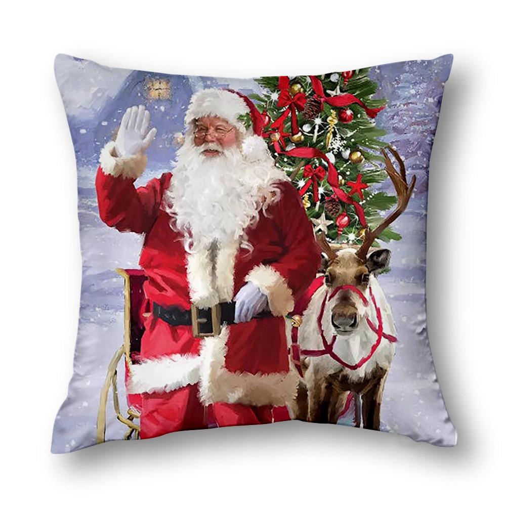 Christmas Decor Cushion Cover Sofa Decor Cushion Cover Bed Decor Pillow Cover Home Decor 40X40 45X45 50X50 60X60Cm