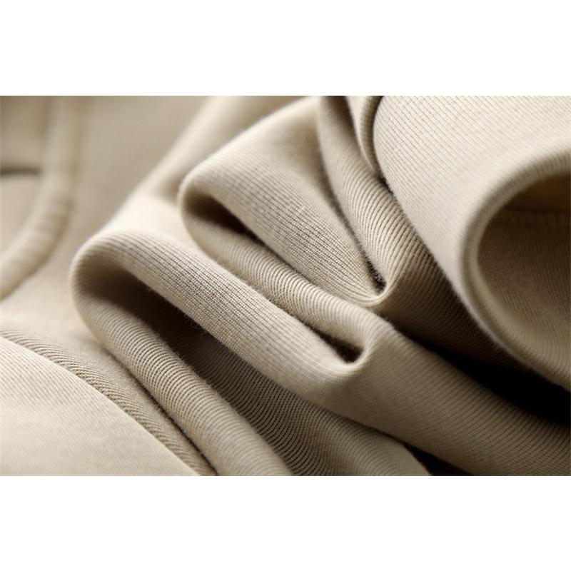 Dámská mikina Ležérní Volná Kapesní Mikina Módní Top Stahovací šňůrka Dlouhý rukáv Jednobarevný Pulovr