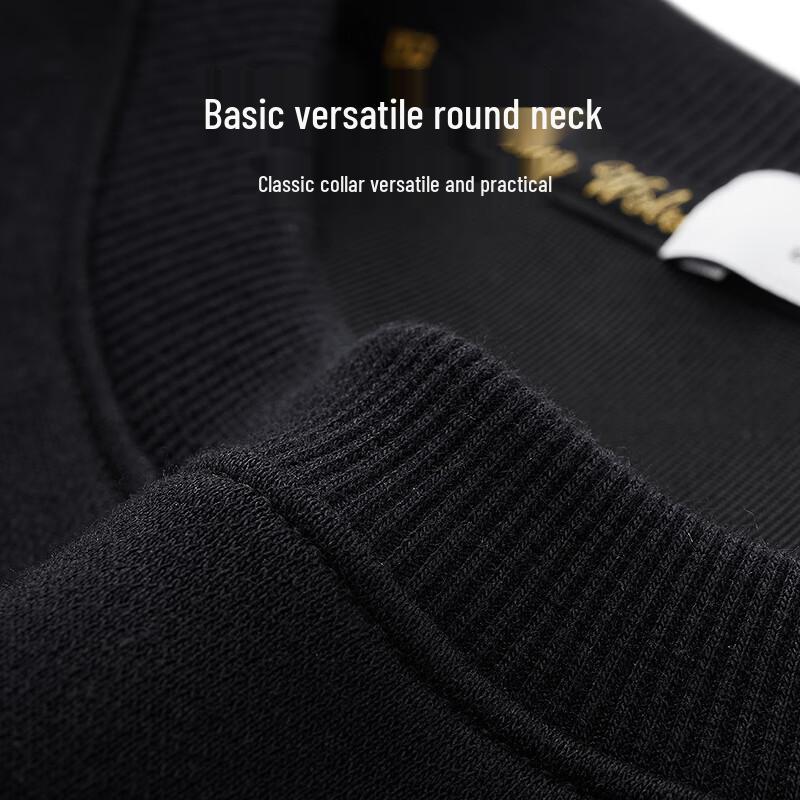 Dancing with Wolves Men's 7A Antibacterial Antistatic Embroidered Sweatshirt