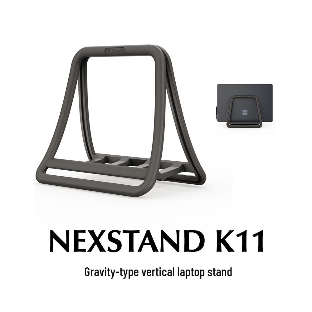 

Вертикальная подставка в стиле гравитации для ноутбуков и планшетов чёрный