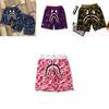 Ready Camouflage Shark Head Printed Cotton Shorts For Men Youth Fashion**