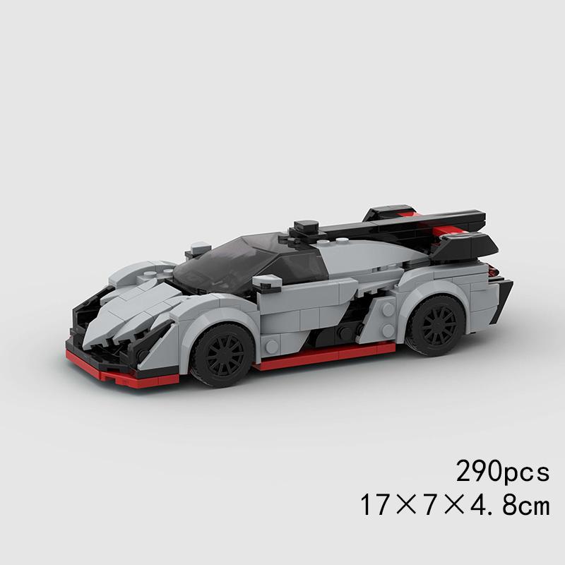 

MOC Racer Cars City Sports Vehicle Building Blocks Creative Garage Toys Education brick Christmas child Gift