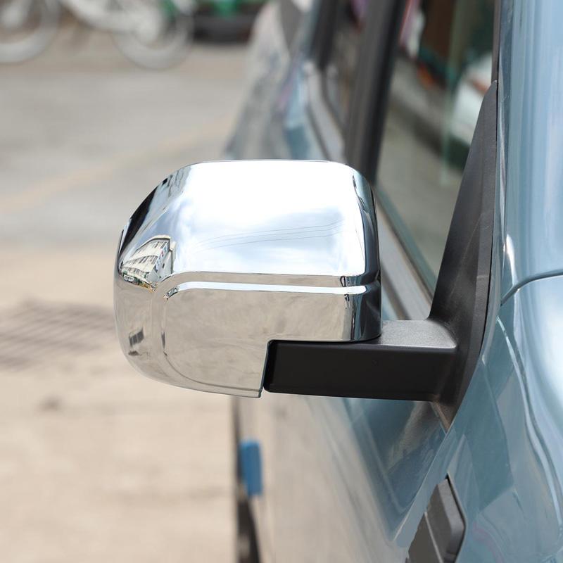 For Ford Maverick 2022 Gloss Black Carbon Fiber Style Car Rearview Mirror Cover Side Rear View Cap Shell Trim Exterior