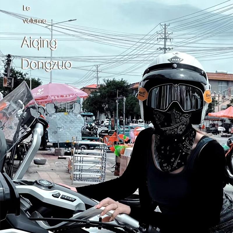 Vintage Semi Open Motorcycle Helmet Motocross Motorcycle Accessories 3/4 Motorcycle Helmet Open Face Men Women Cycling Goggles