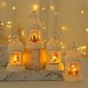 Christmas Decoration Atmosphere Lamp Desktop Ornament Small Night Light Retro LED Wind Light Handheld Pendant Christmas Eve Gift