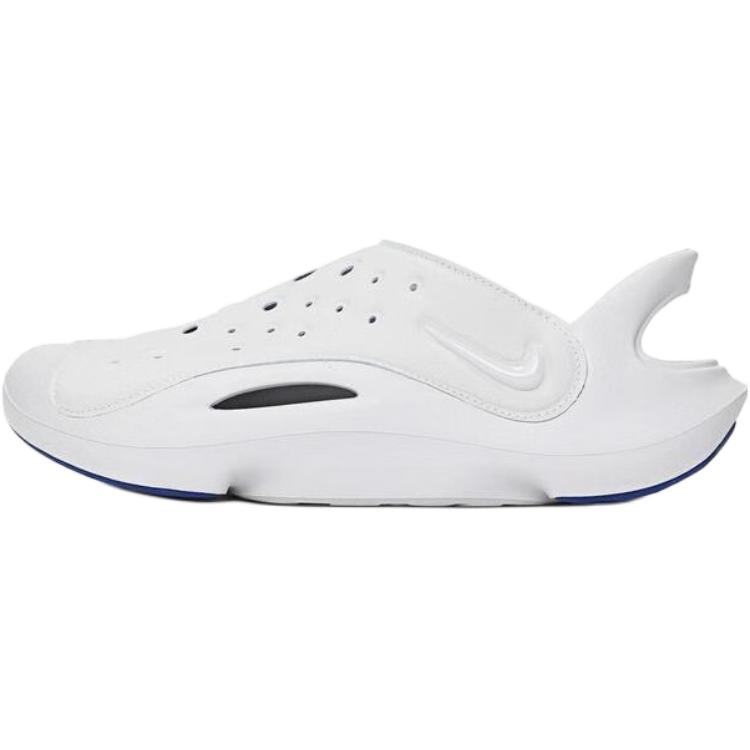 Nike Aqua Swoosh Comfortable Versatile Non-Slip Durable Low-Top Kids Sandals Kids sandals White FV6363-003