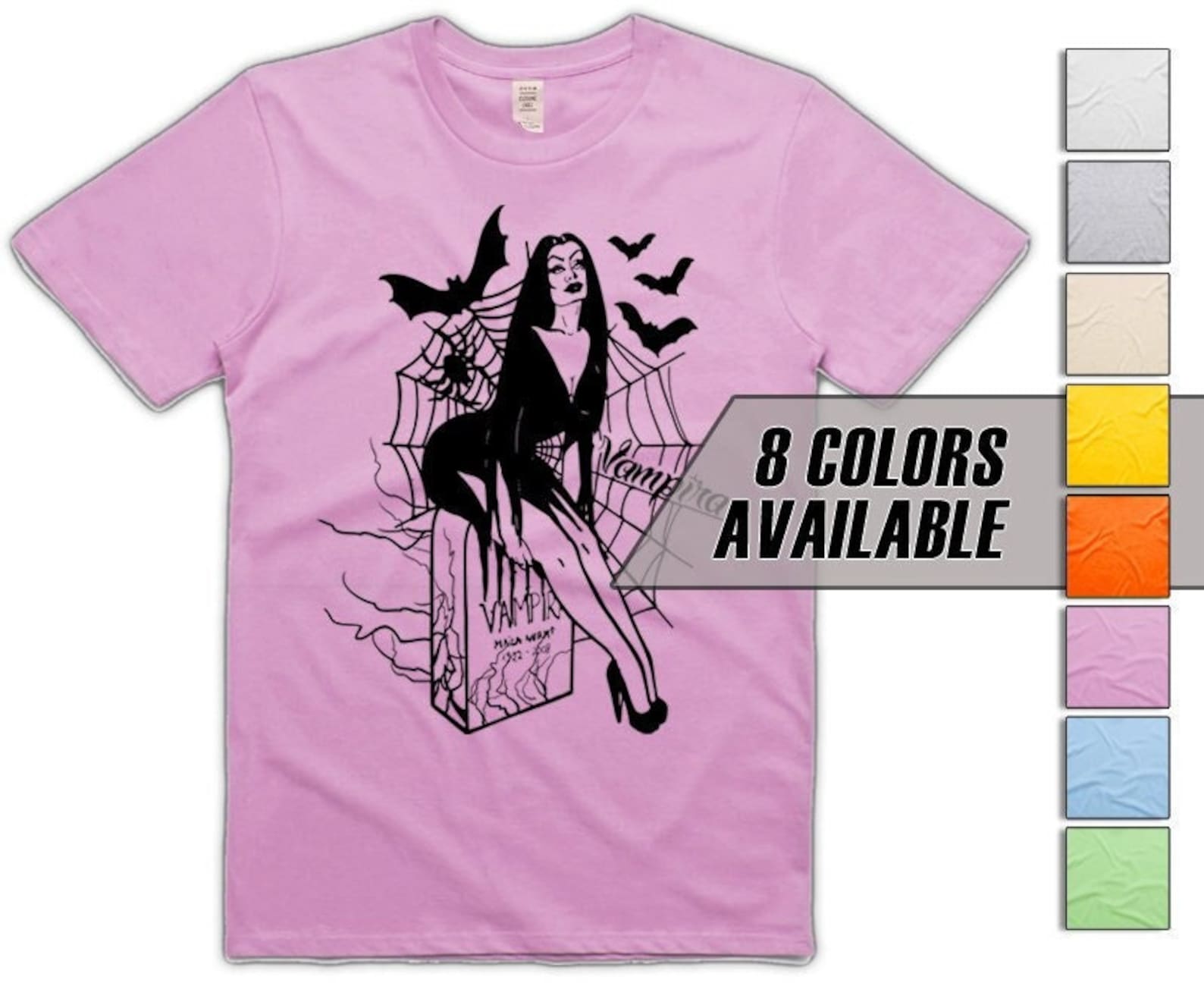 Vampira V8 Men s T-Shirt all sizes S-5XL 8 Colors available 3XL