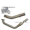 MT15 Stainless Steel Motorcycle Exhaust Backpressure Muffler Front Section