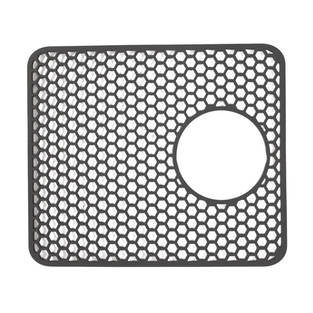 Hollow Dishes Drying Mat Silicone Drain Pad Household Countertop Mat  Tableware